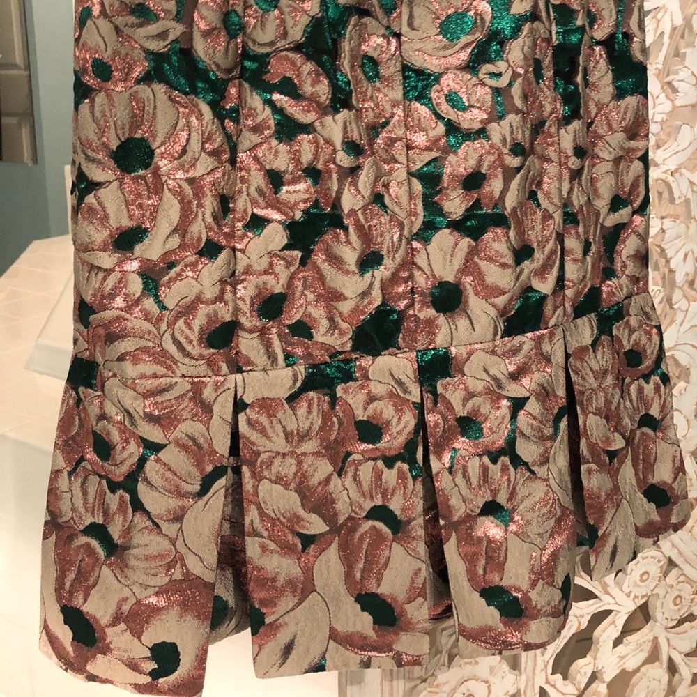 J.Crew Collection Floral Ratti Jacquard Dress 8 - Picture 4 of 4